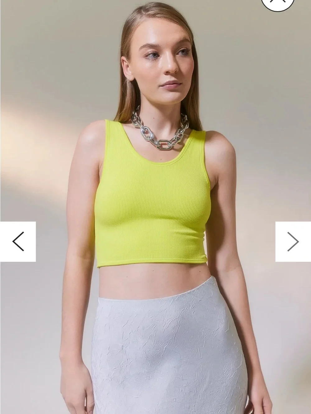 Urban Outfitters Wrap It Up Seamless Reversible Hot Pink Ribbed Tank - Picture 6 of 7